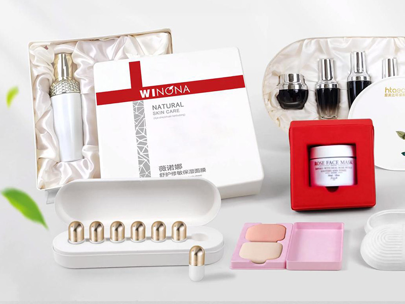 Cosmetics boutique paper holder